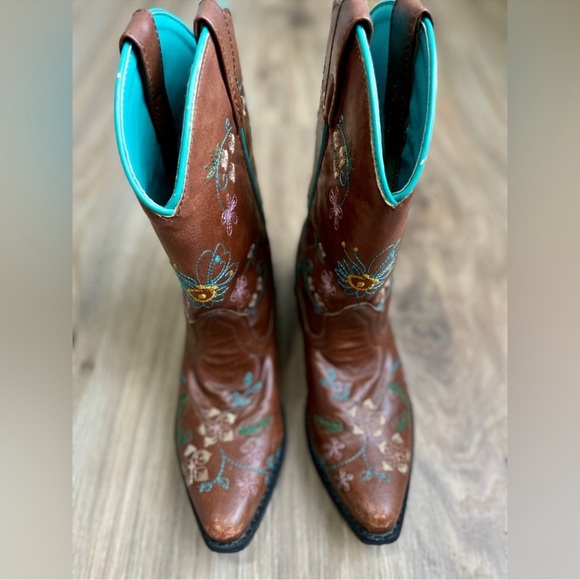 Shyanne Other - Shyanne Kid's Florence Brown Leather Western Cowgirl Boot EUC Size 2